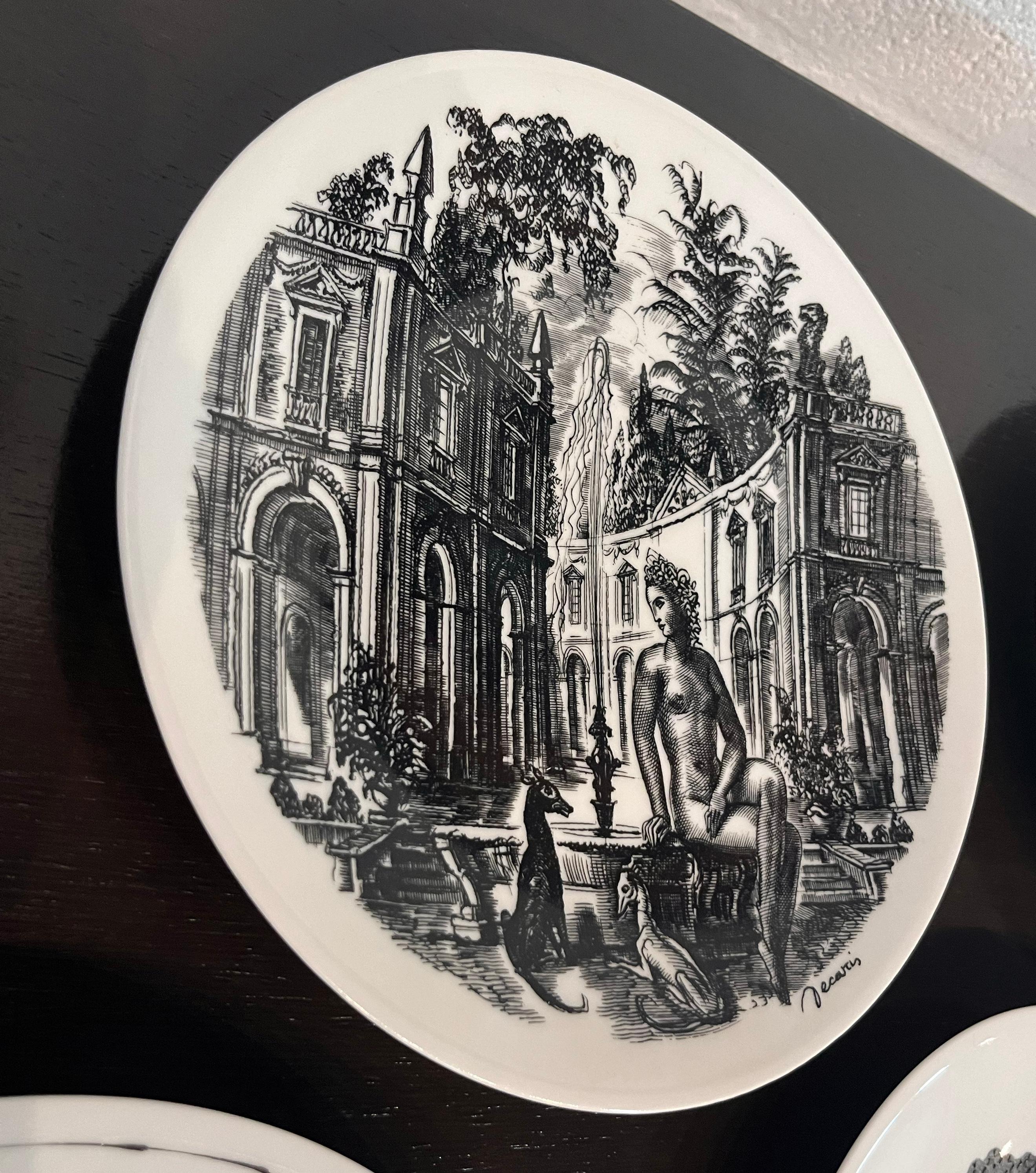 12 Ediciones limitadas Firmadas y Pintadas por Artistas fabricadas por C . F . Haviland Porcelana en venta