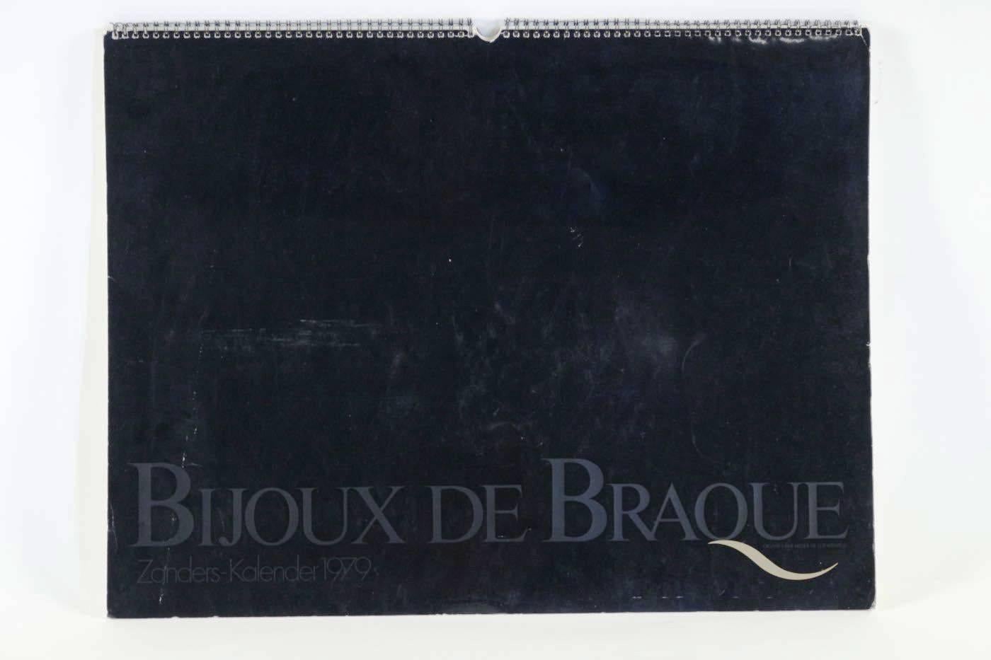 12 Lithographs of Jewelry by Georges Braque, compiled as a calendar, 1979, Rare 7
