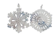 12 Sterling Silver Silverplate Christmas Snowflake Ornaments Metropolitan Museum