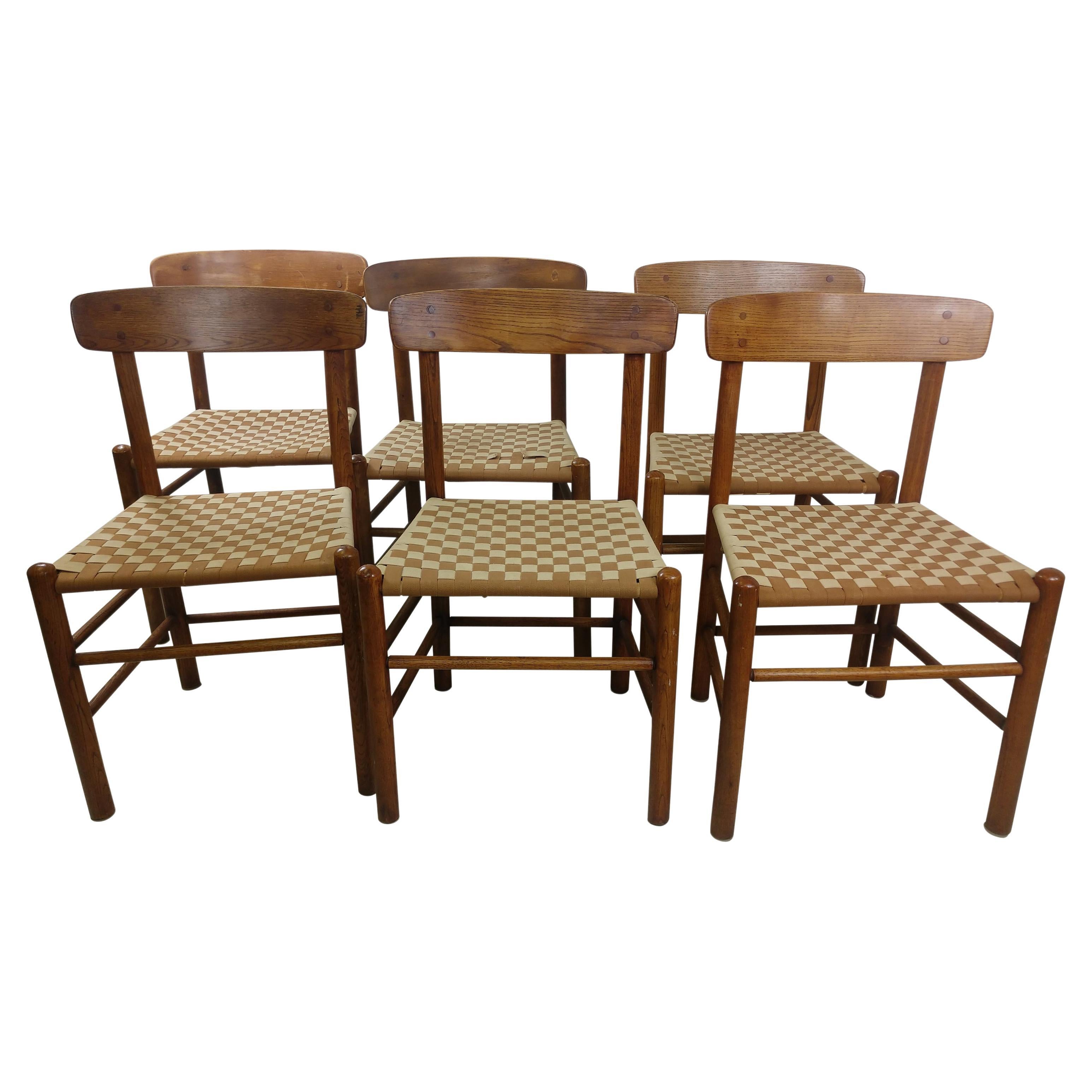 12  Mid Century Danish Modern di Børge Mogensen J39 C1947 In condizioni buone in vendita a Port Jervis, NY