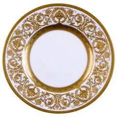 12 Minton Heavily-Gilded Service Plates