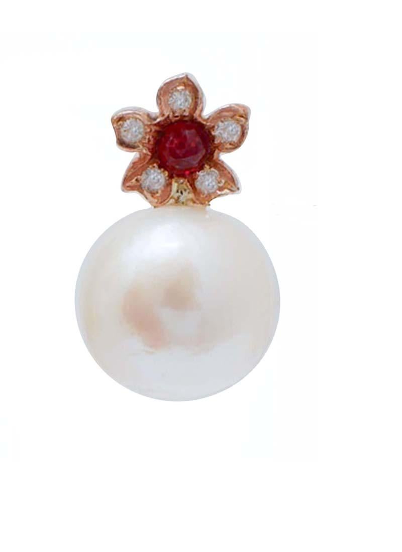 Orecchini fashion in oro rosa 9 kt montati con un fiore di diamanti e un rubino centrale. In basso, una perla bianca.
Diamanti 0,20 ct
Rubini 0.35 ct
Perle 4,90 gr
Peso totale 6.30 gr
RF +IRU

Per qualsiasi informazione, non esitare a contattare il