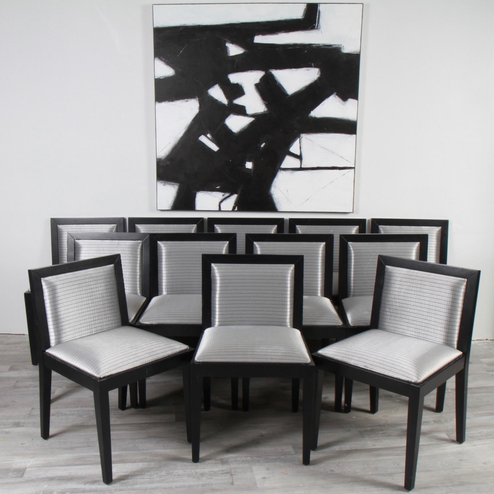 12 Modern Parsons Style Low Back Dining Chairs For Sale at 1stDibs