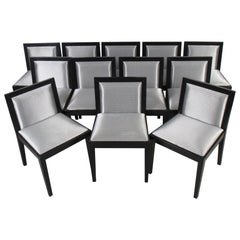 12 Modern Parsons Style Low Back Dining Chairs