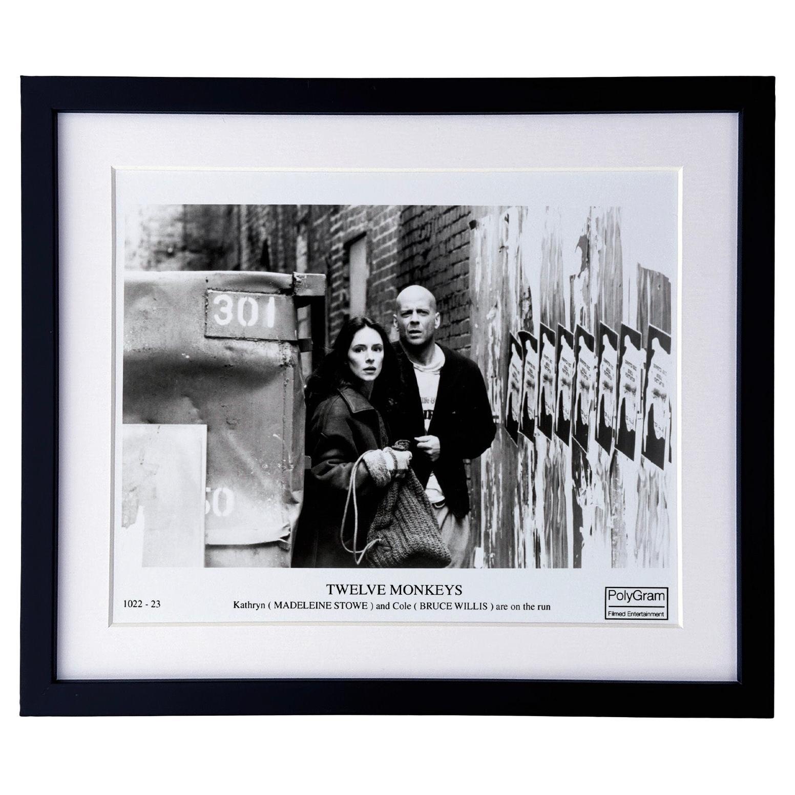 12 MONKEYS 1995 Framed Publicity Film Movie Still