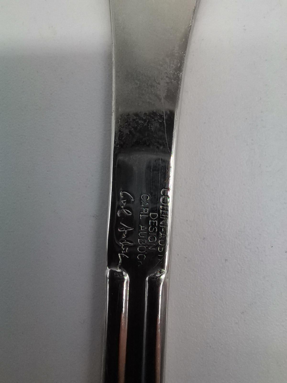 12 Pcs. Dining Cutlery, Stainless Steel, Carl Auböck Vienna, Austria For Sale 8