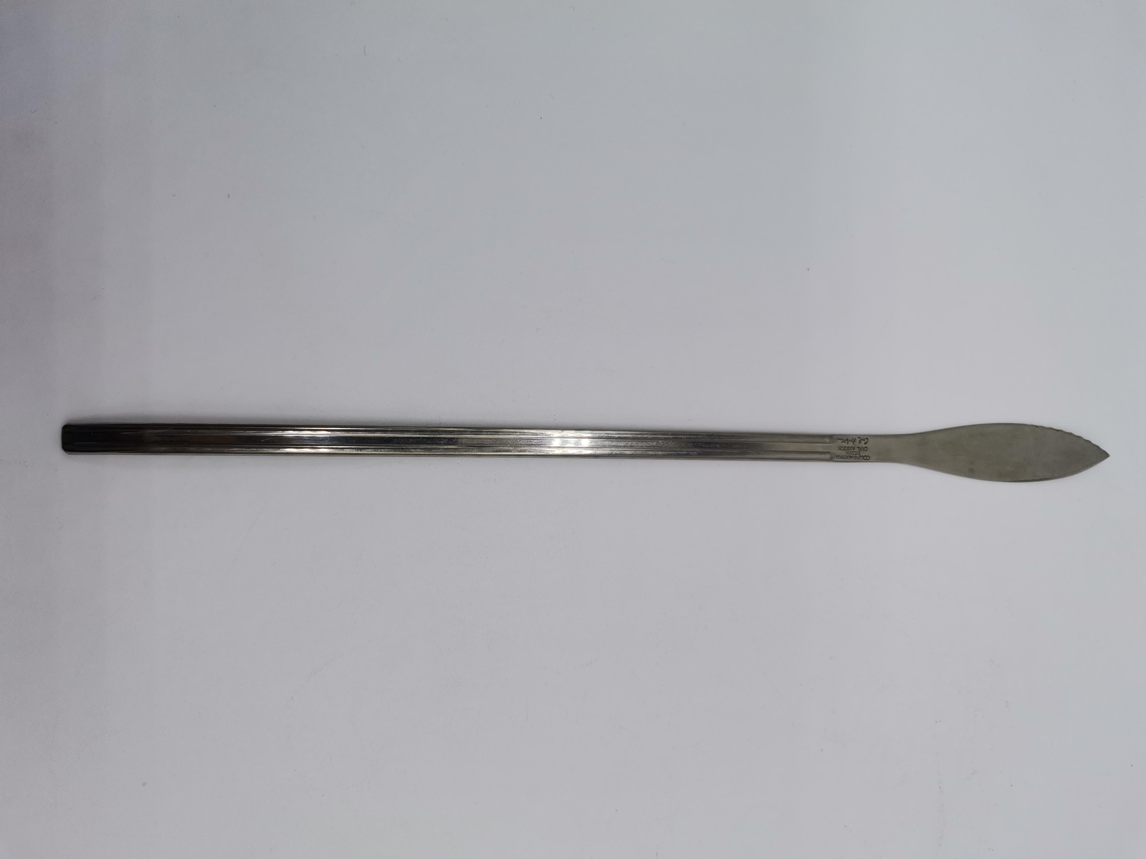 20th Century 12 Pcs. Dining Cutlery, Stainless Steel, Carl Auböck Vienna, Austria For Sale