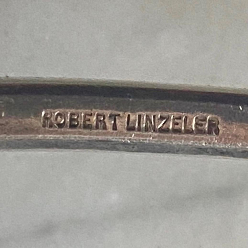 Set di 12 posate da pesce in argento 925 di Robert Linzeler, Francia, 1900 in vendita 10