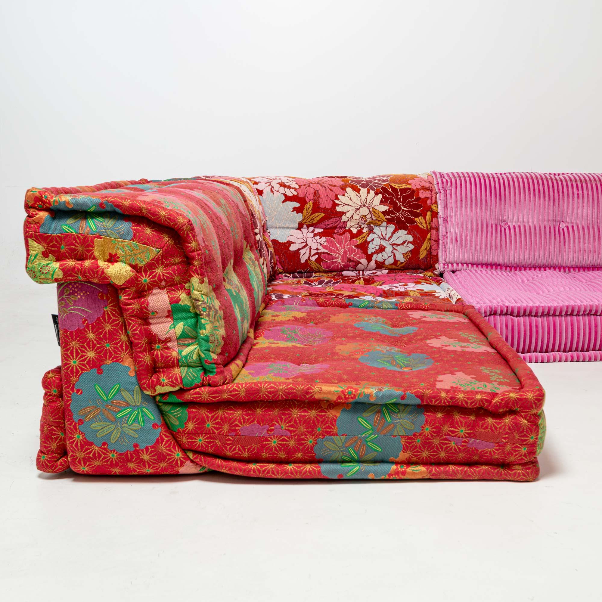 12 piece Hans Hopfer Roche Bobois Mah-Jong Sofa in Kenzo Composition Hiru Fabric 5