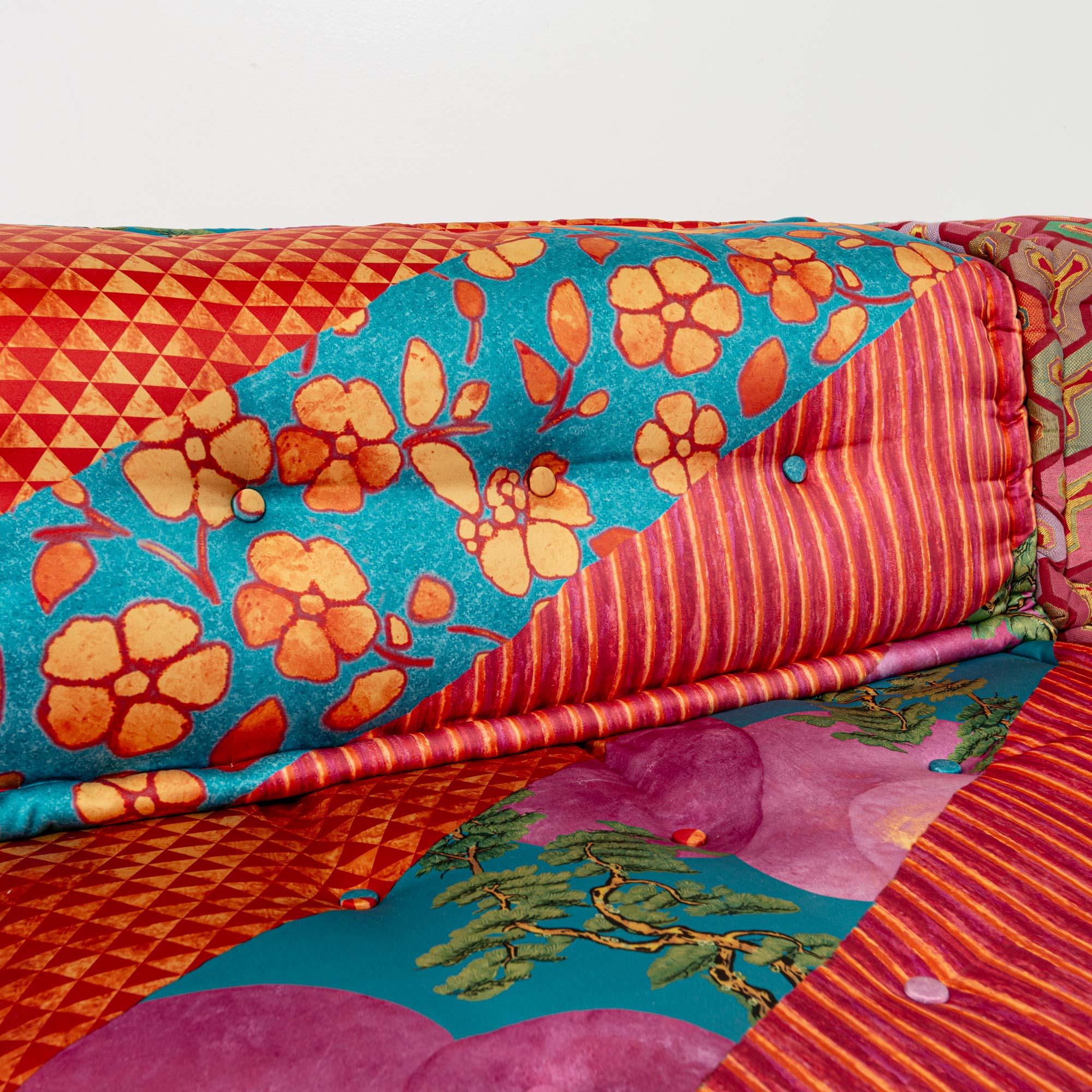 12 piece Hans Hopfer Roche Bobois Mah-Jong Sofa in Kenzo Composition Hiru Fabric 9
