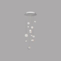 12 Planets Chandelier by Ludovic Clément D’armont