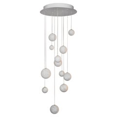 12 Planets Chandelier by Ludovic Clément D’armont