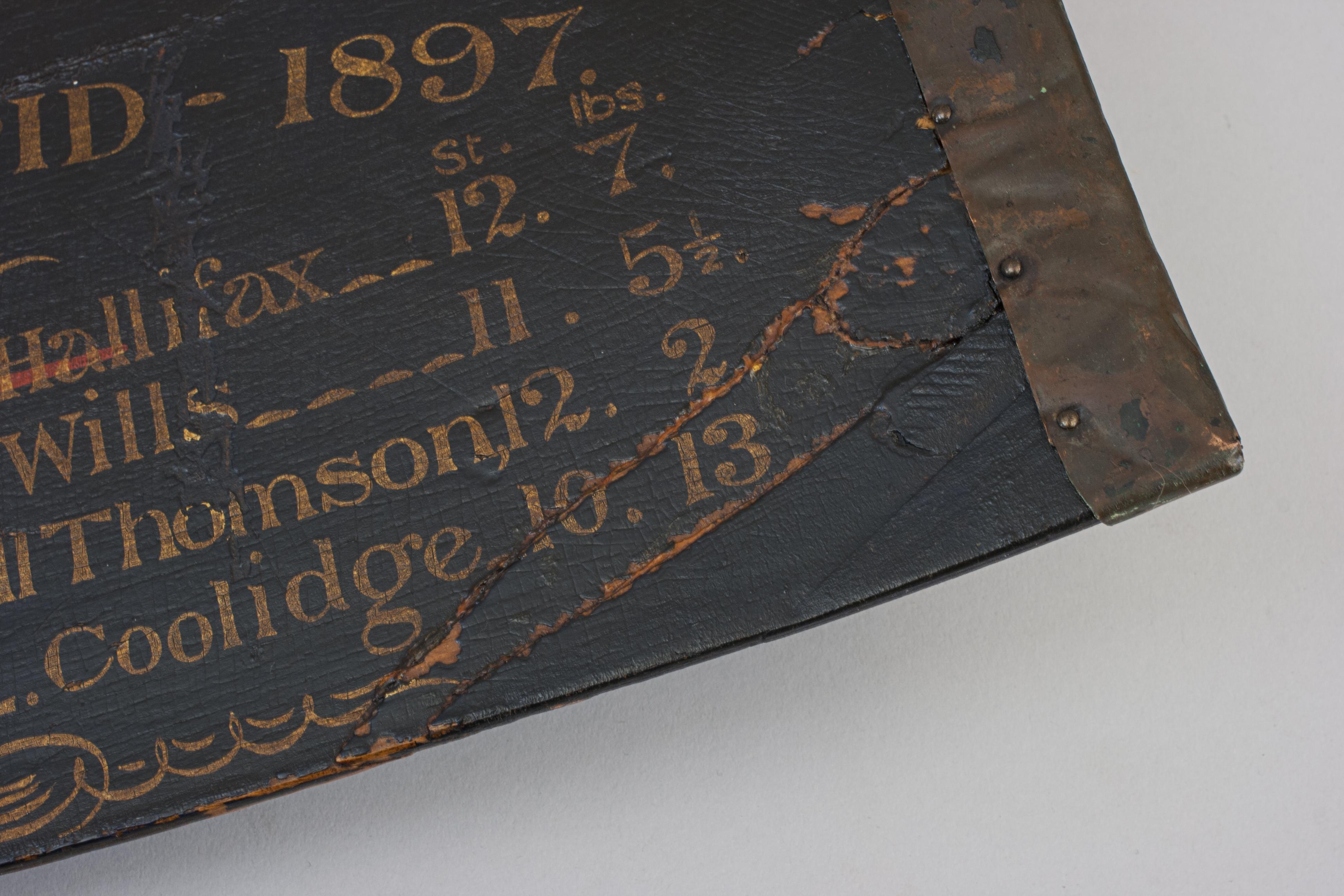Pine 12' Presentation Rowing Oar Trophy, Oxford University, 1897 Balliol For Sale