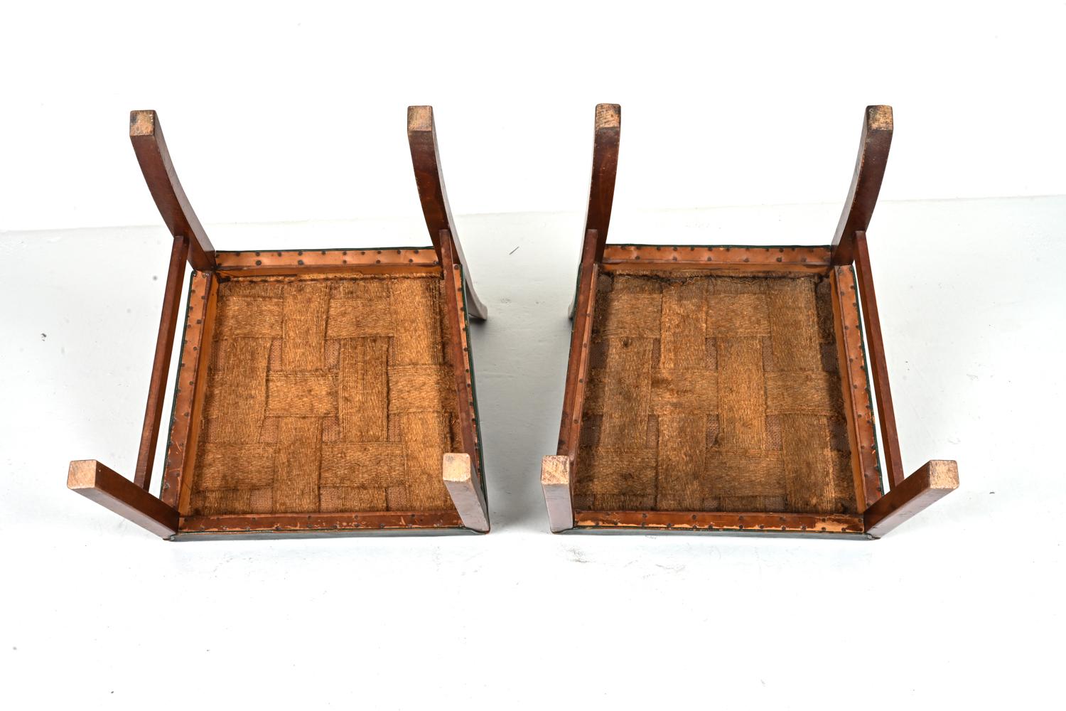 '12' Rare Model 1675B Dining Chairs by Ole Wanscher Fritz Hansen, c. 1940's 13