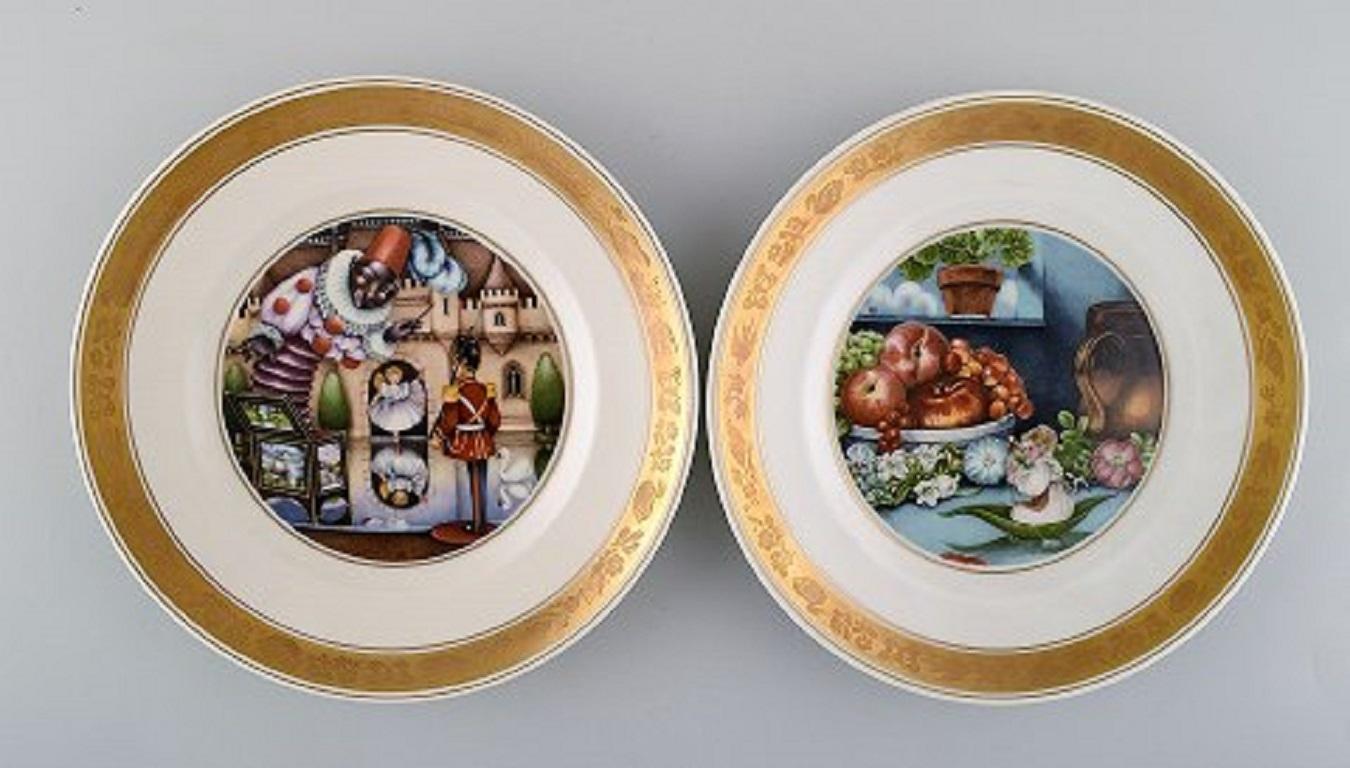 12 Royal Copenhagen Porcelain Plates, Motifs from H.C. Andersen's Fairy Tales 5