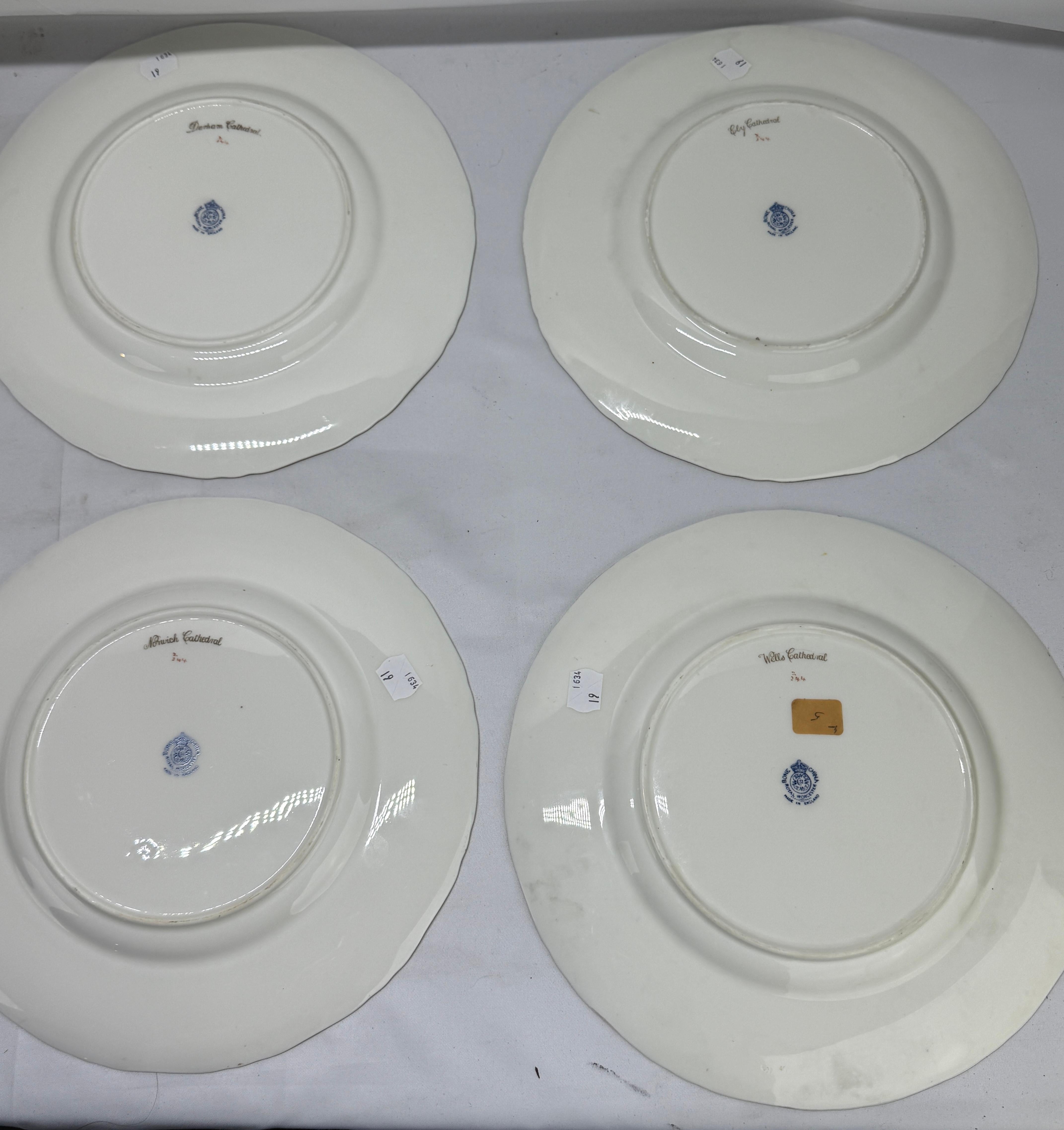 12 Royal Worcester Hand-Painted Porcelain 