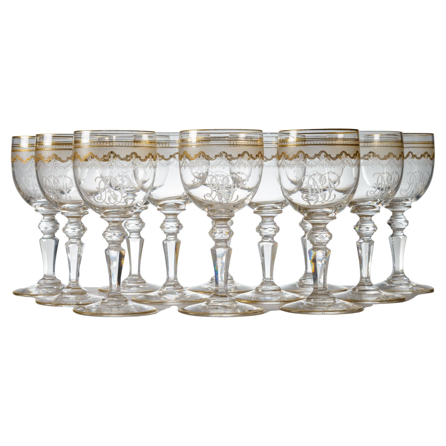 Saint Louis Crystal Cordial Glasses- Set of 12 – Found by Maja