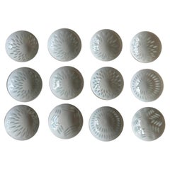 12 cuencos vintage escandinavos para salsa de soja de Friedl Holzer-Kjellberg Arabia