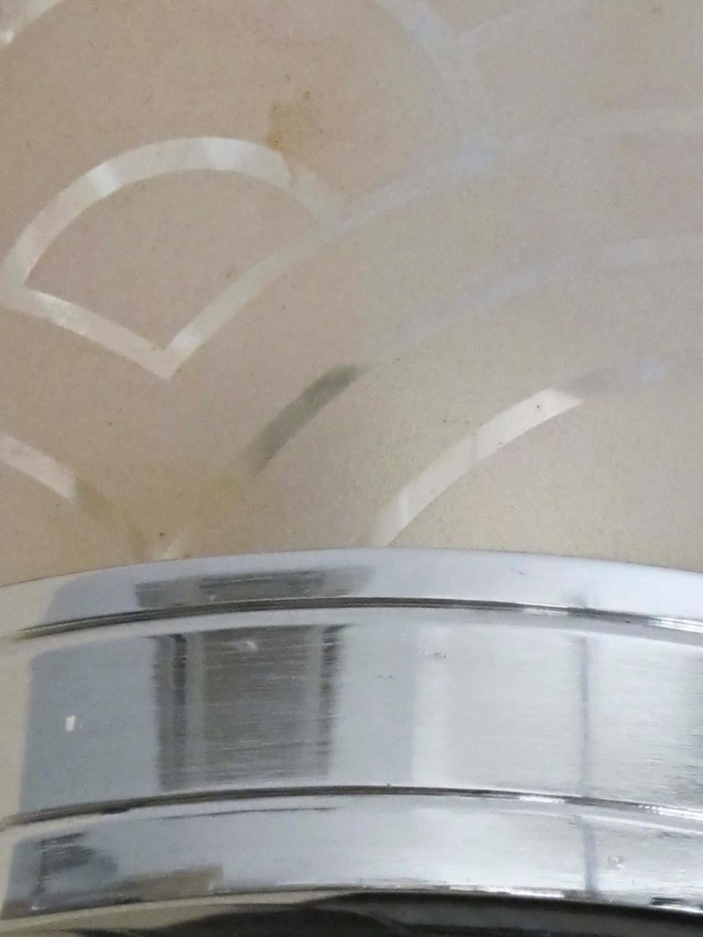 2 Apliques

Estilo: Art Deco
Año: 1930
Aplique de pared en Material: cromo y cristal
Para cuidar su propiedad y la vida de nuestros clientes, se ha realizado el nuevo cableado.
Si quieres vivir en los años dorados, éste es el Aplique que necesita tu