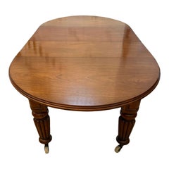 12 Seater Outstanding Quality Antique Figured Mahogany Extending Dining Table