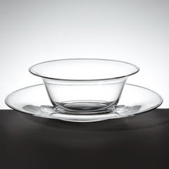 12 Sets, 24 Pieces Steuben Dessert Bowls & Plates, circa 1939