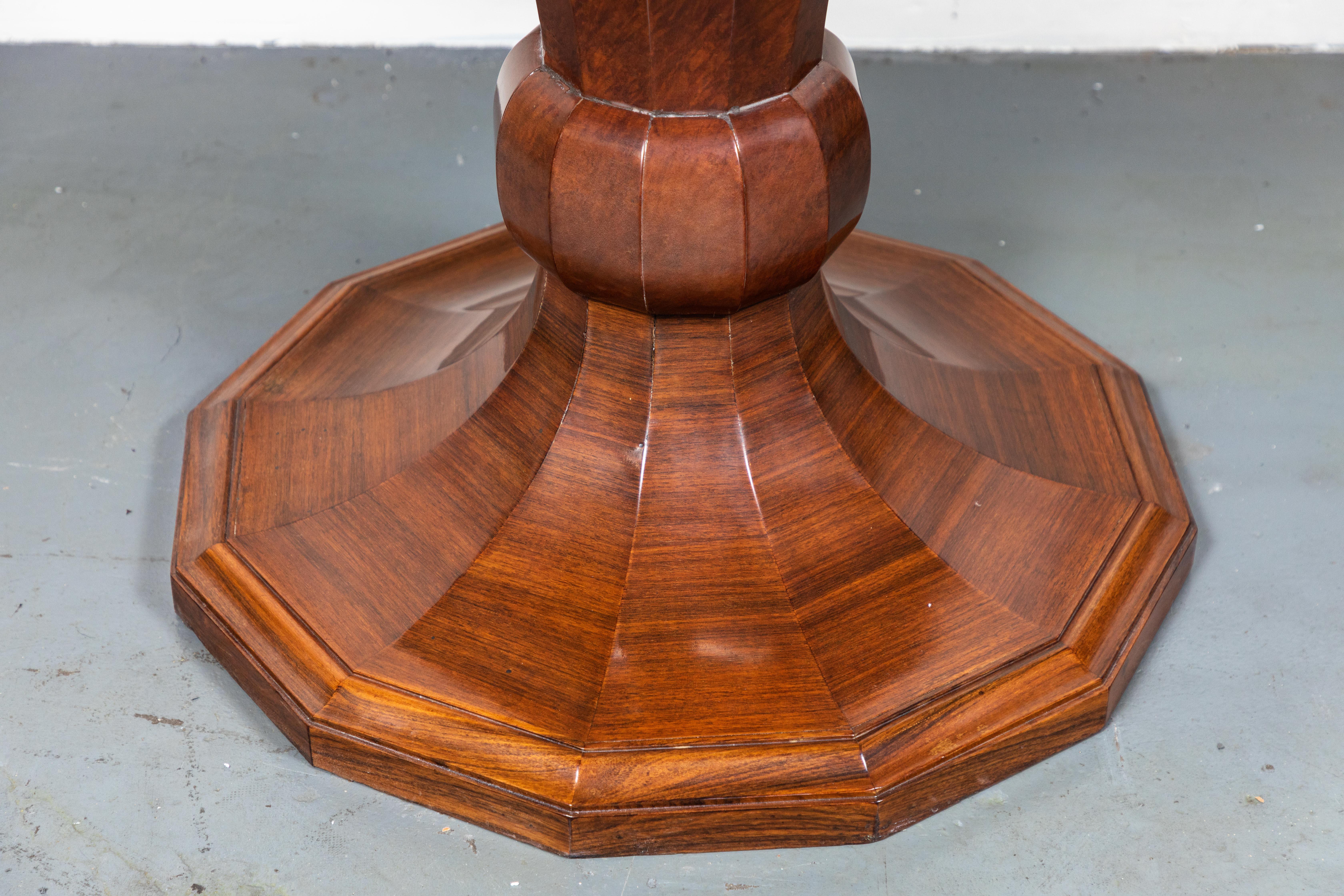 12-Sided, Veneered Occasional Table In Good Condition In Newport Beach, CA