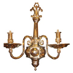 12 Silver plate Sconces