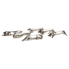 12 Silver-Plated Knife-Rests in the Shape of Animals, Edouard Marcel Sandoz