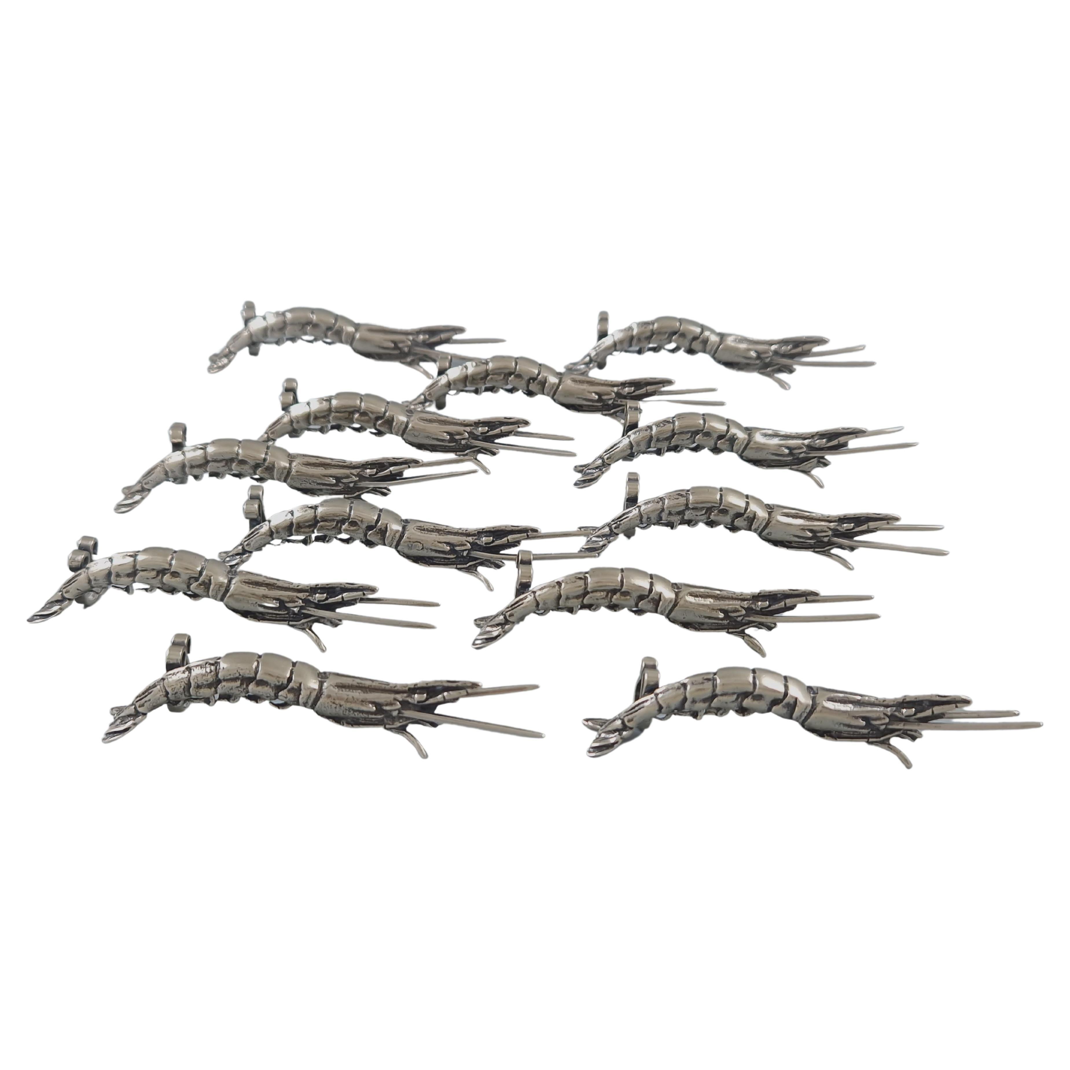 Floral Gem Stone Pink and Green Place Card Holders from Hong Kong 1950s