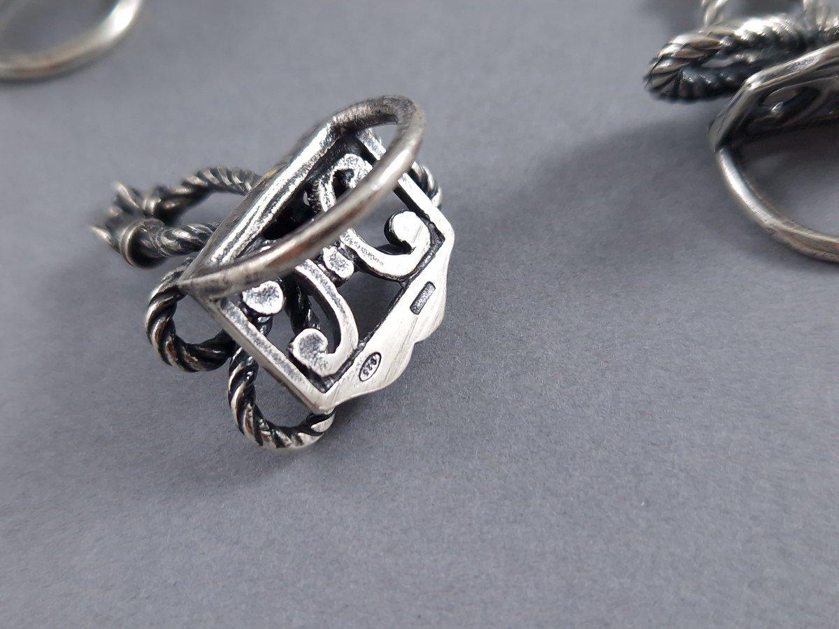 12 portabiglietti da visita in argento sterling In condizioni ottime in vendita a Saint-Ouen, FR