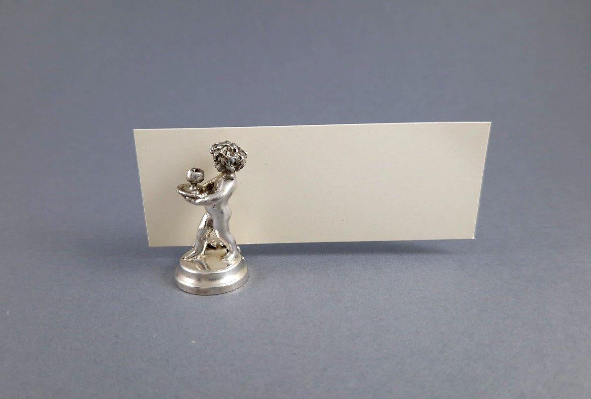 12 portabiglietti da visita in argento sterling in vendita 1