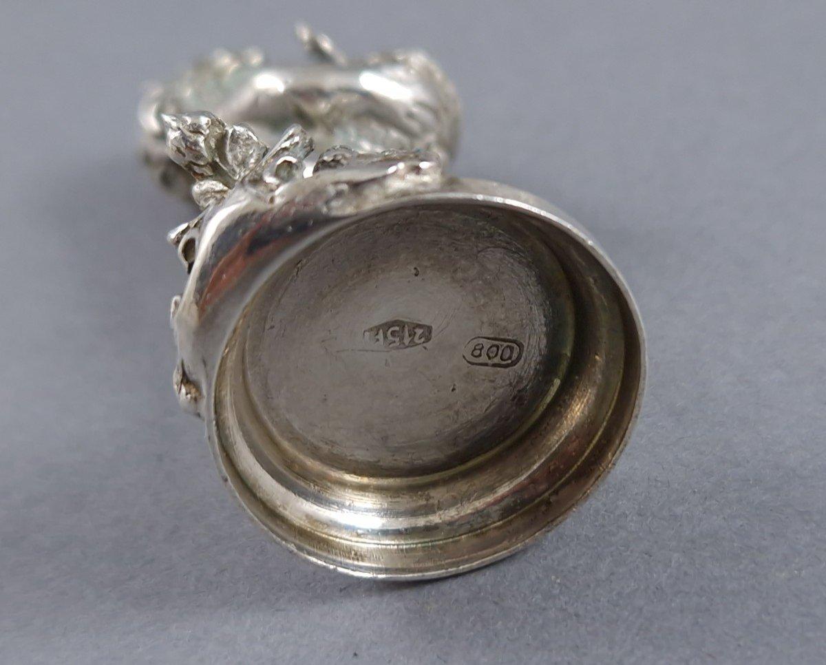 12 portabiglietti da visita in argento sterling in vendita 2