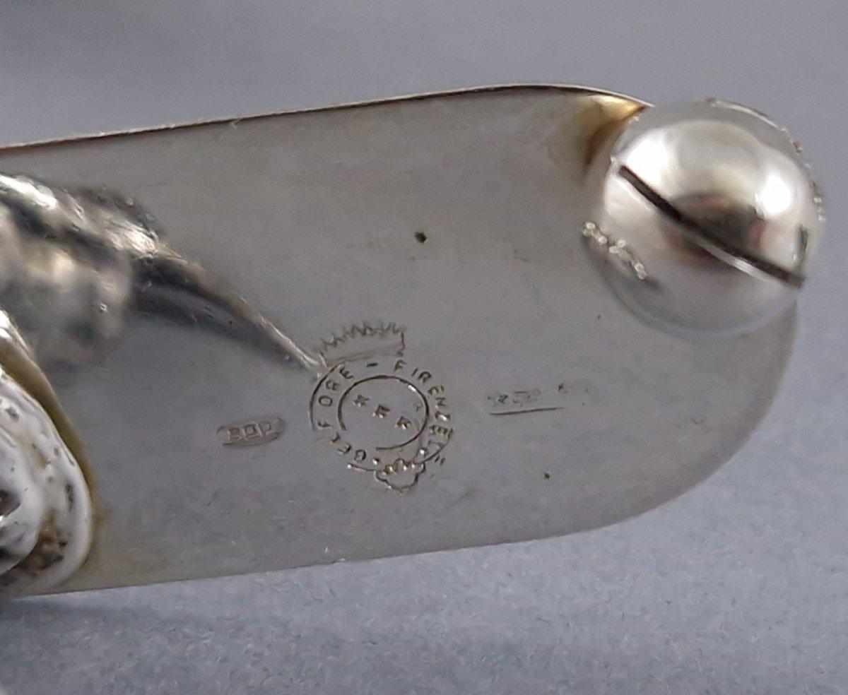 12 Tarjeteros de Plata de Ley Tema de Caza Animales en venta 5