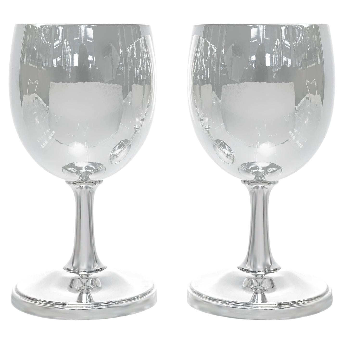 12 Sterling Water Goblets by Reed and Barton at 1stDibs