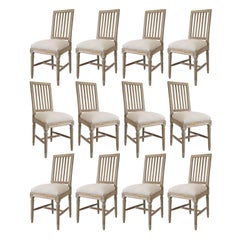12 Swedish Dining Chairs