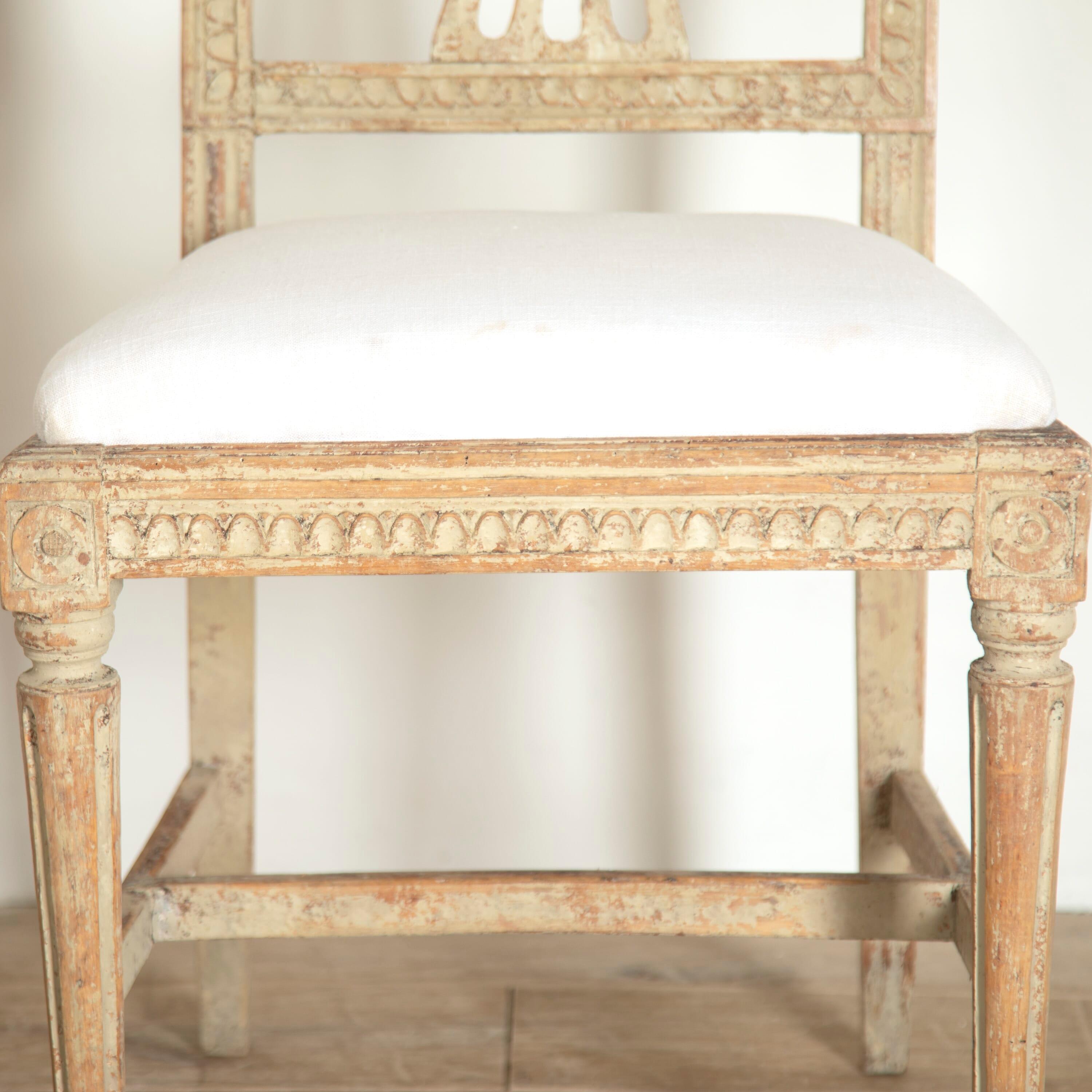 19th Century 12 Swedish Dining Chairs from Lindome