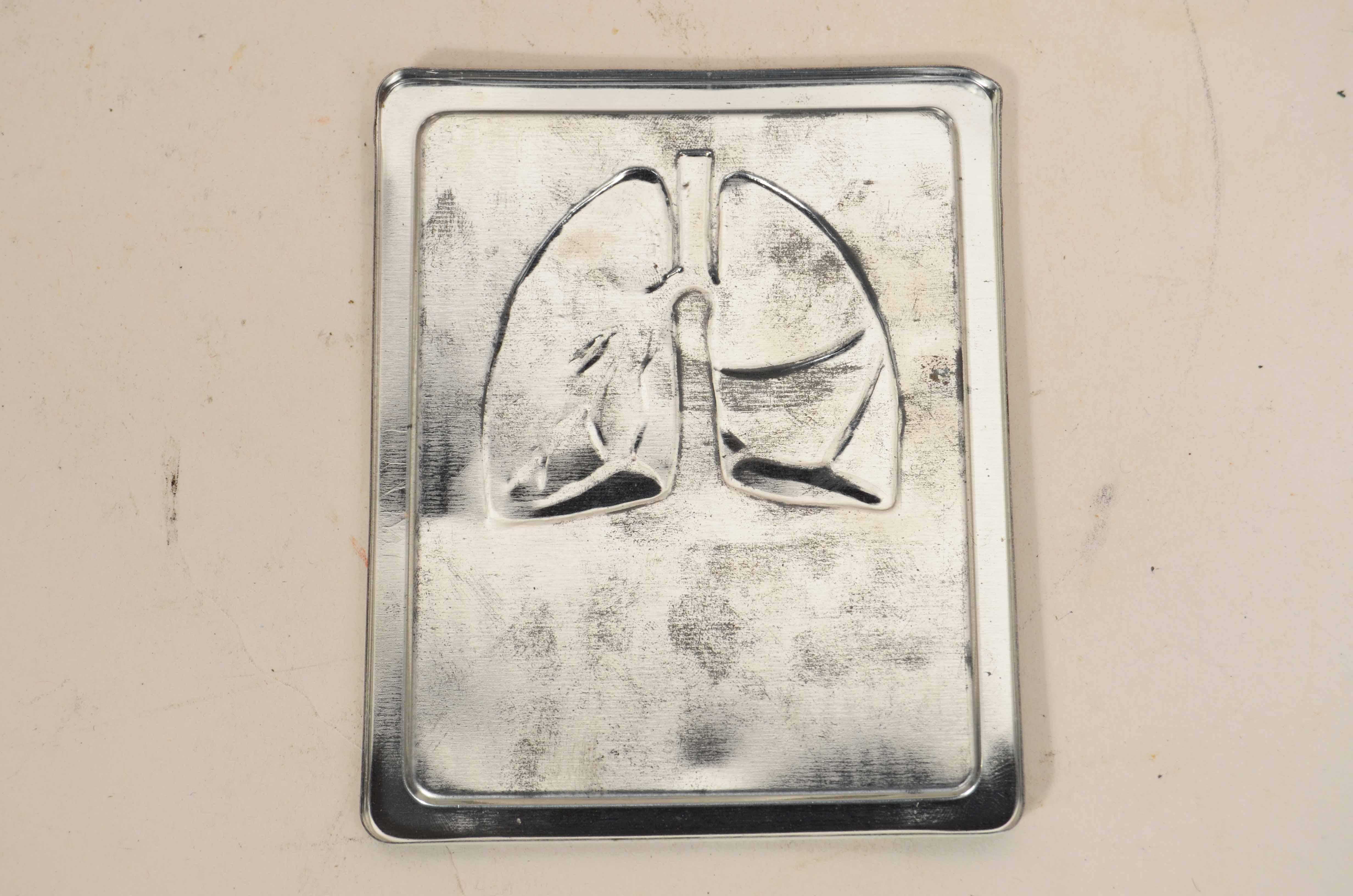 12 tavole didattiche anatomiche in rilievo in latta del corpo umano Italia 1960 7