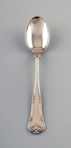 12 Tea Spoons, Cohr, Denmark, "Herregaard" Silver Cutlery
