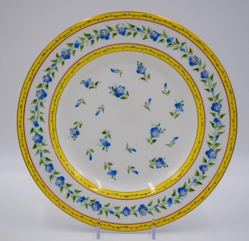 French 12 Tiffany & Co. Le Tallec Handpainted Porcelain Plates For Sale