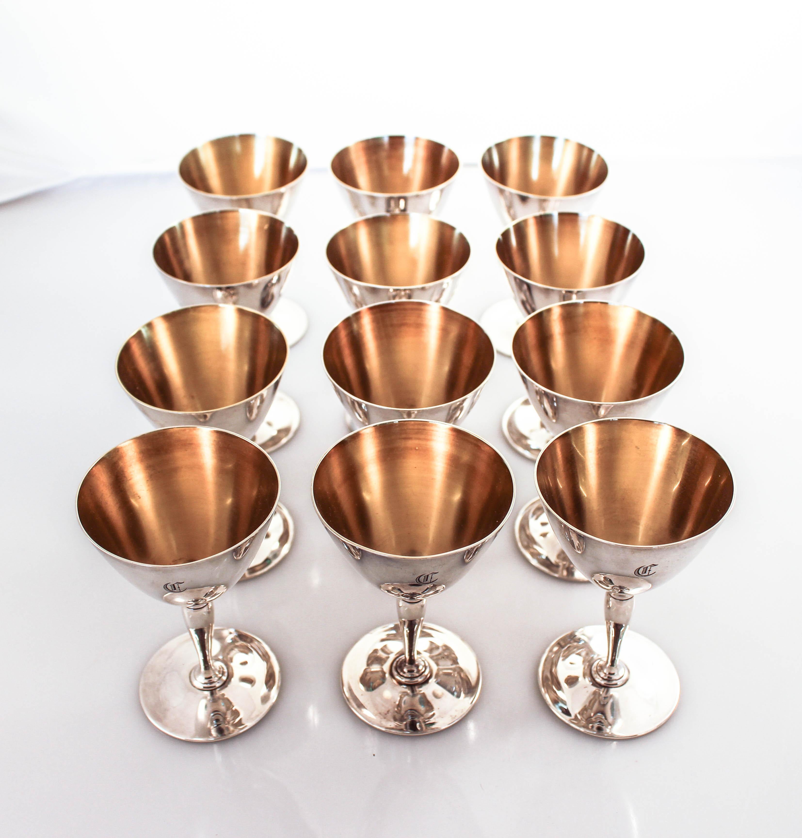 12 Tiffany and Co. Sterling Cordials at 1stDibs