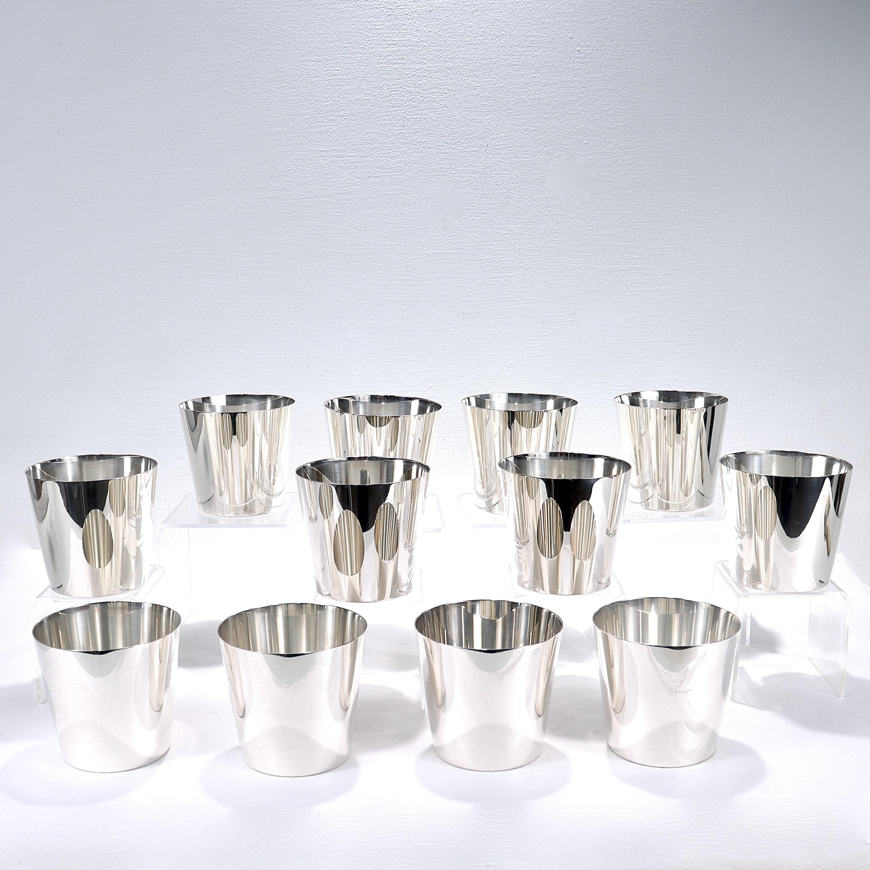 sterling silver tiffany cups