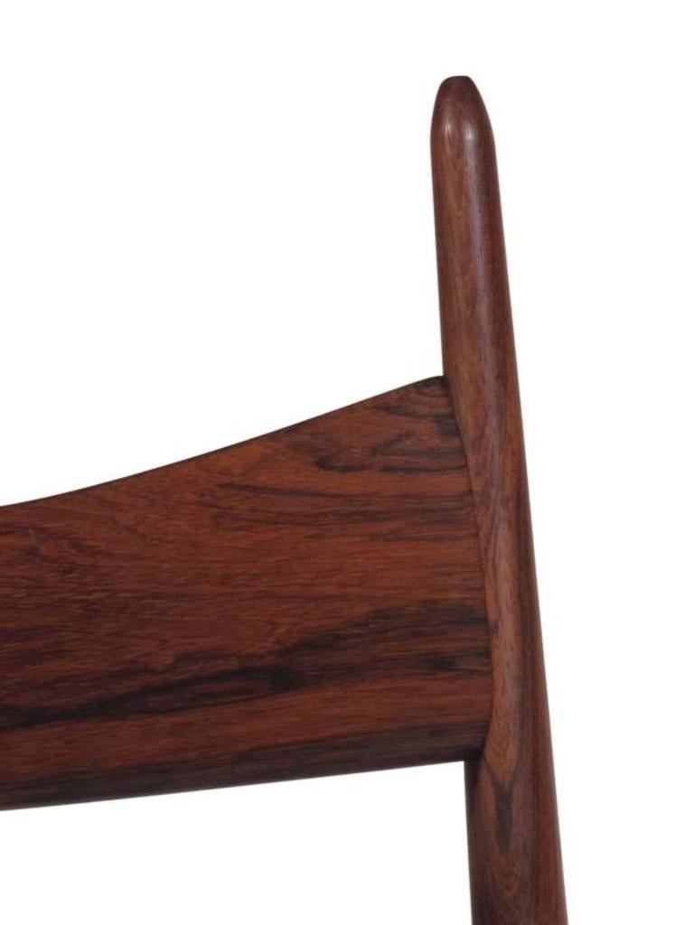 12 Vestervig Eriksen Rosewood Danish Dining Chairs In Excellent Condition In Oakland, CA