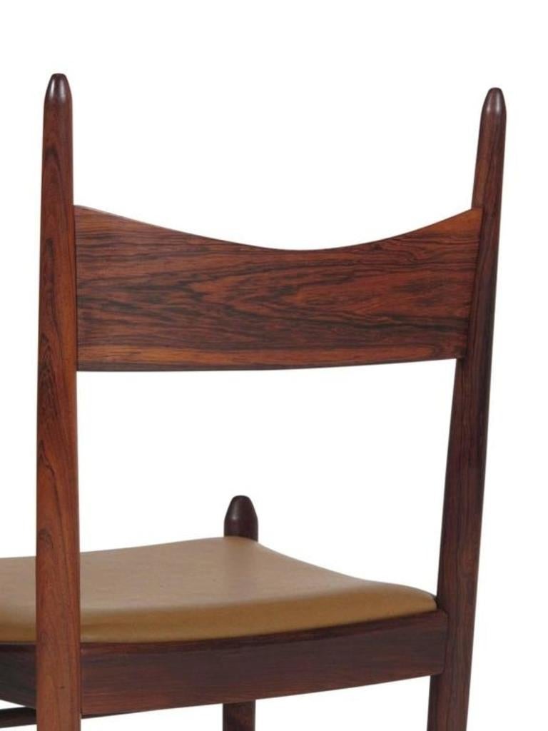 12 Vestervig Eriksen Rosewood Danish Dining Chairs 1