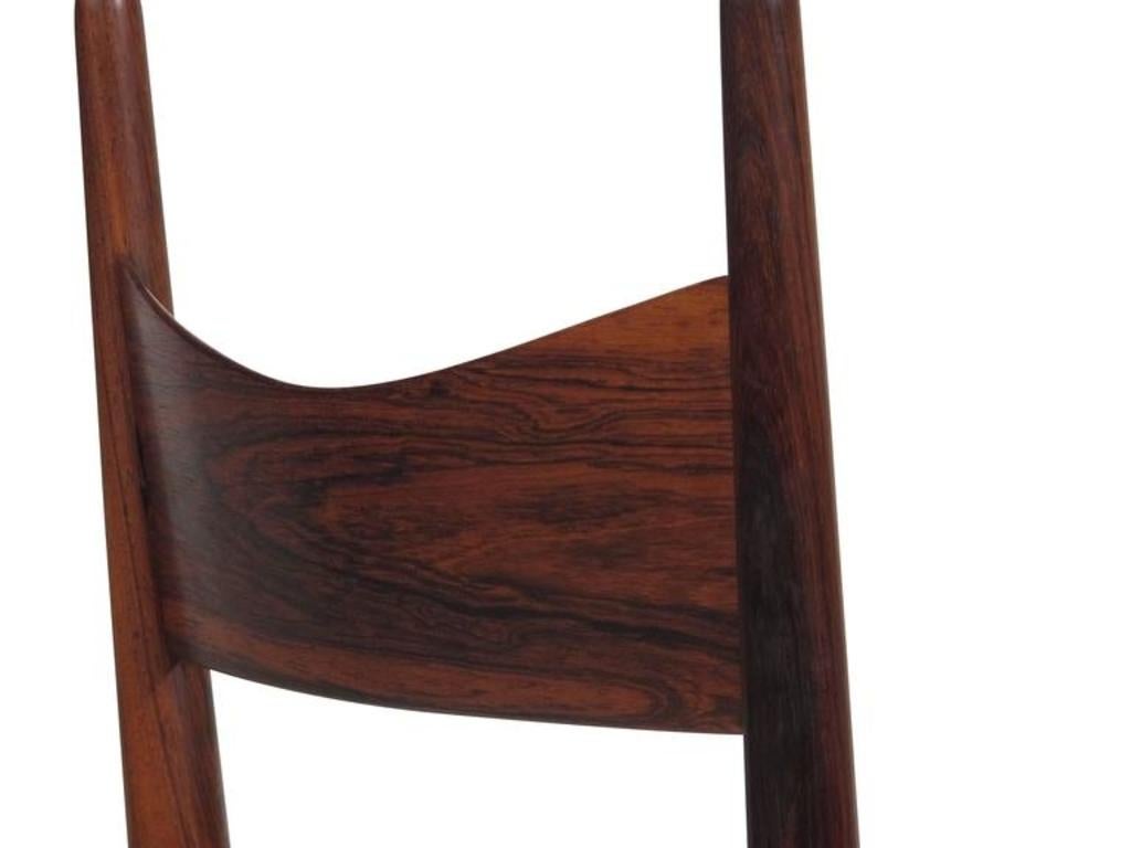 12 Vestervig Eriksen Rosewood Danish Dining Chairs 4