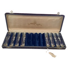 12 Vintage French Lucite Knife/Chopstick Rests, C1950