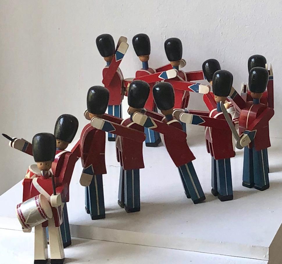 Mid-20th Century 12 Vintage Royal Guardsmen by Kay Bojesen from 1950s