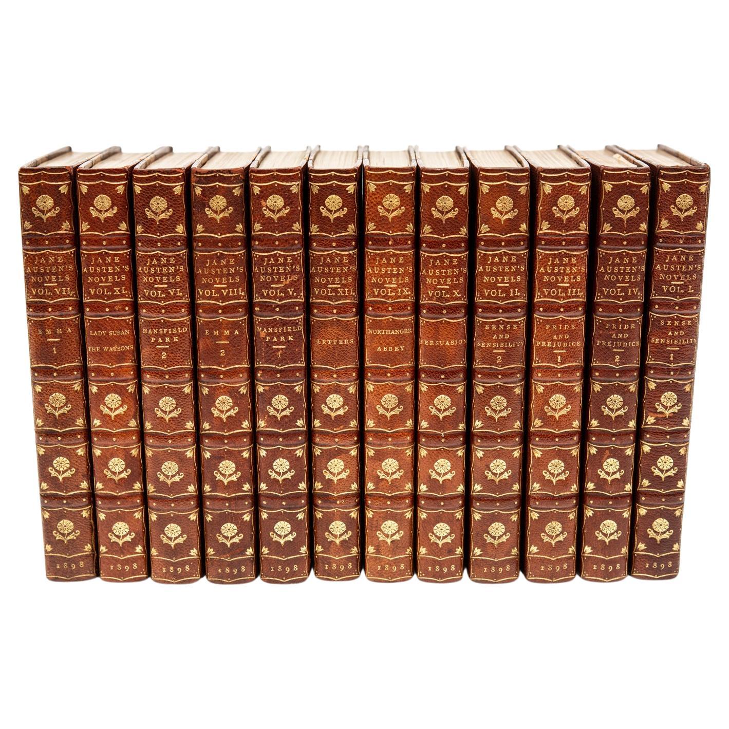 12 Vol. Jane Austen, les œuvres de Jane Austen