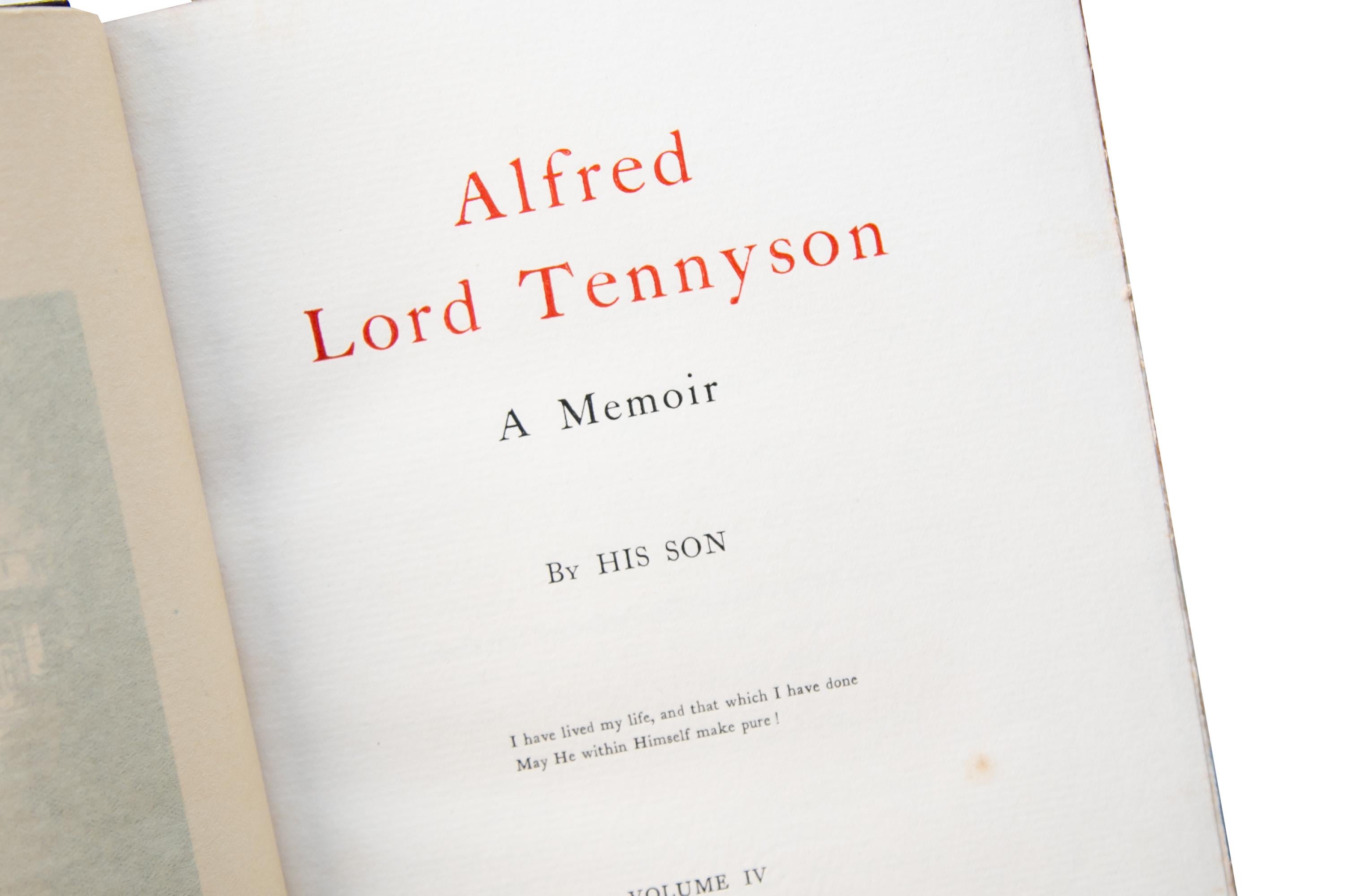 12 Volumes. Alfred Lord Tennyson, the Life and Works In Good Condition In New York, NY