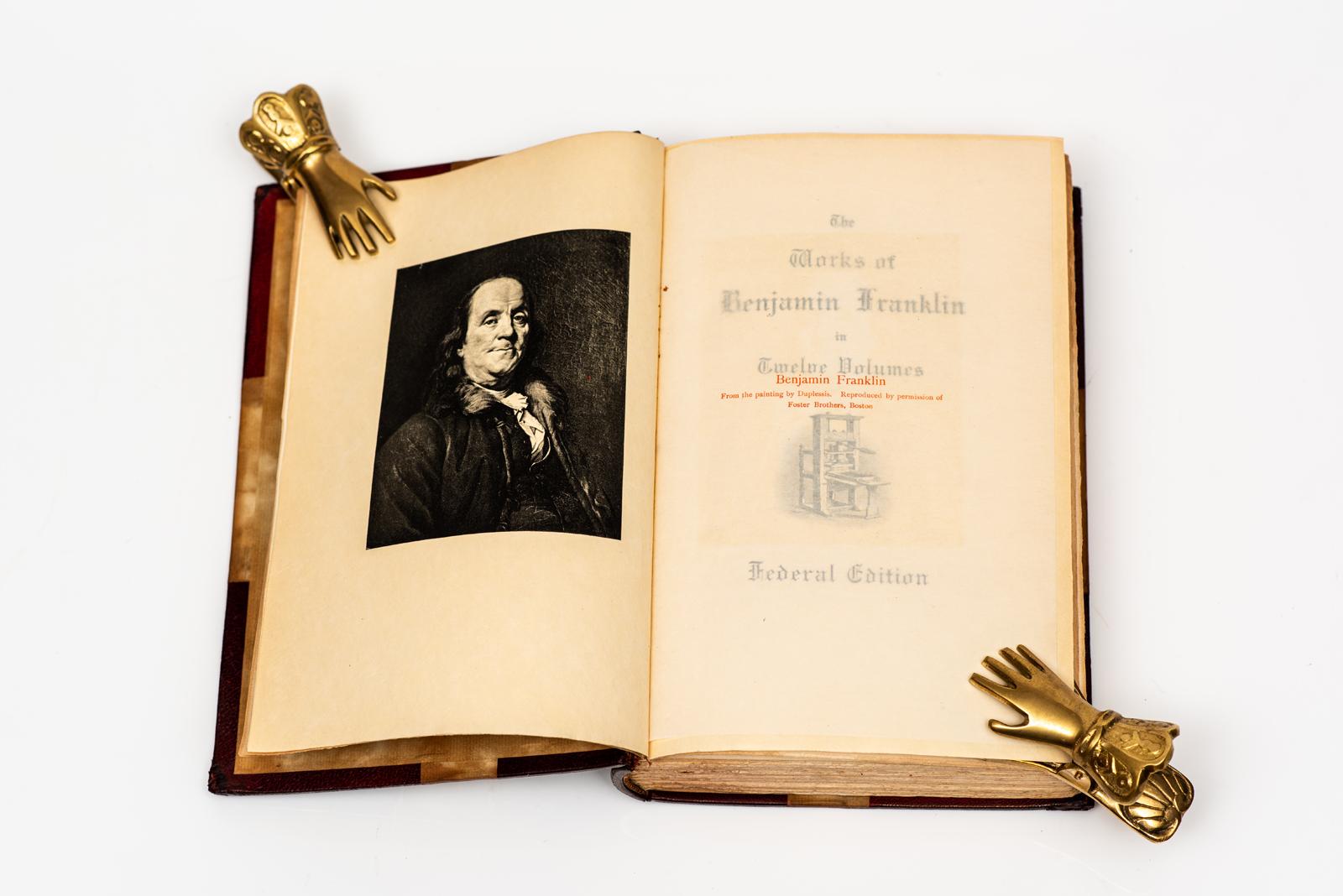 20ième siècle 12 Volumes. Benjamin Franklin, Les œuvres en vente