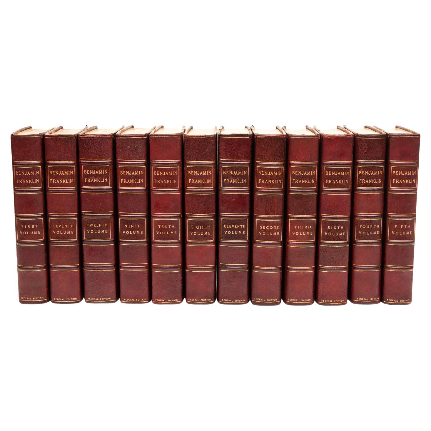 12 Volumes. Benjamin Franklin, The Works.